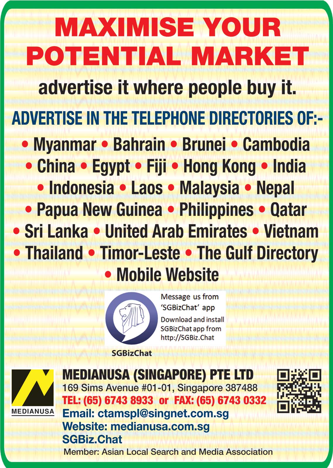 Medianusa (Singapore) Pte Ltd.