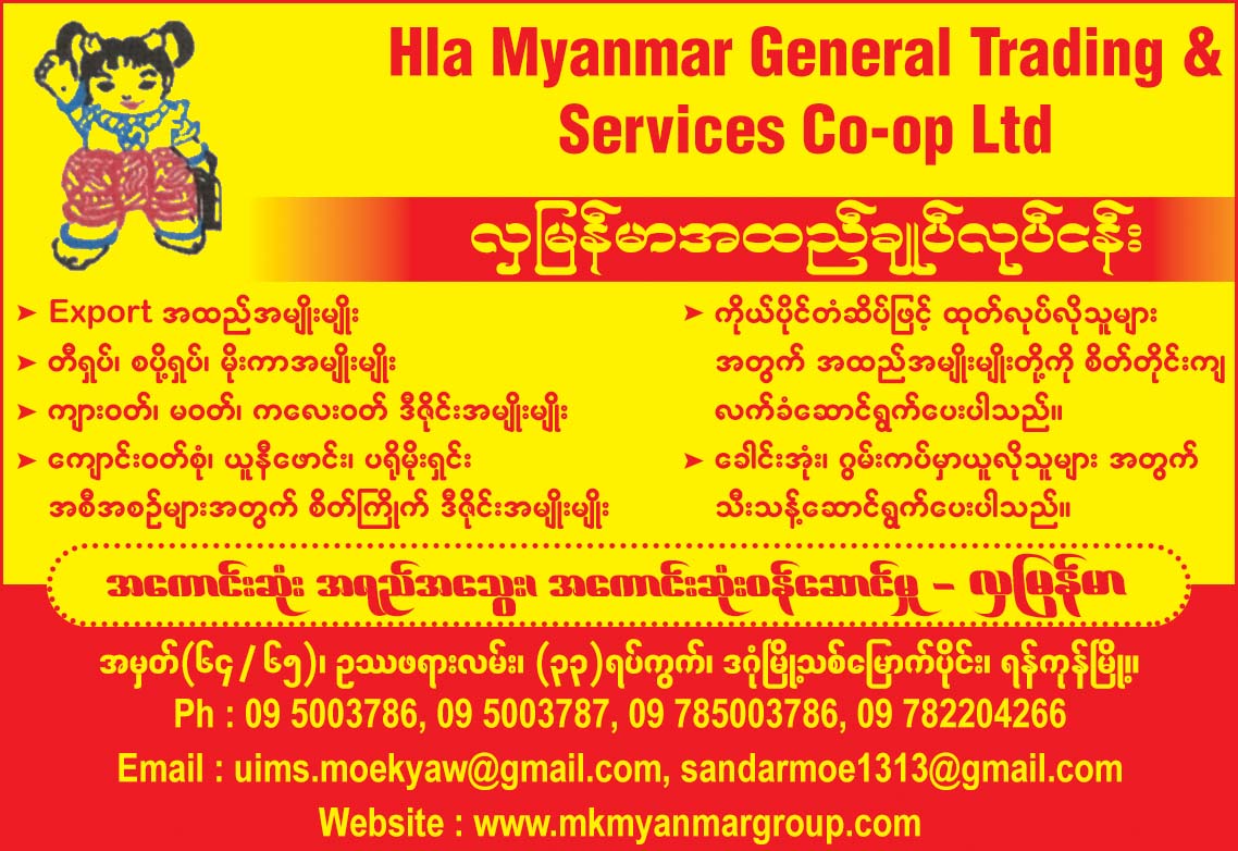 Hla Myanmar General Trading and Services Co-op Ltd.